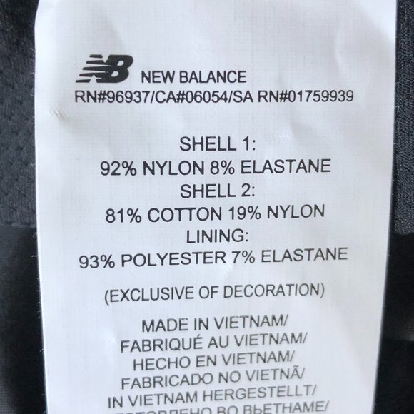 New Balance Archive Run Shorts Black Size XL - Picture 6 of 7